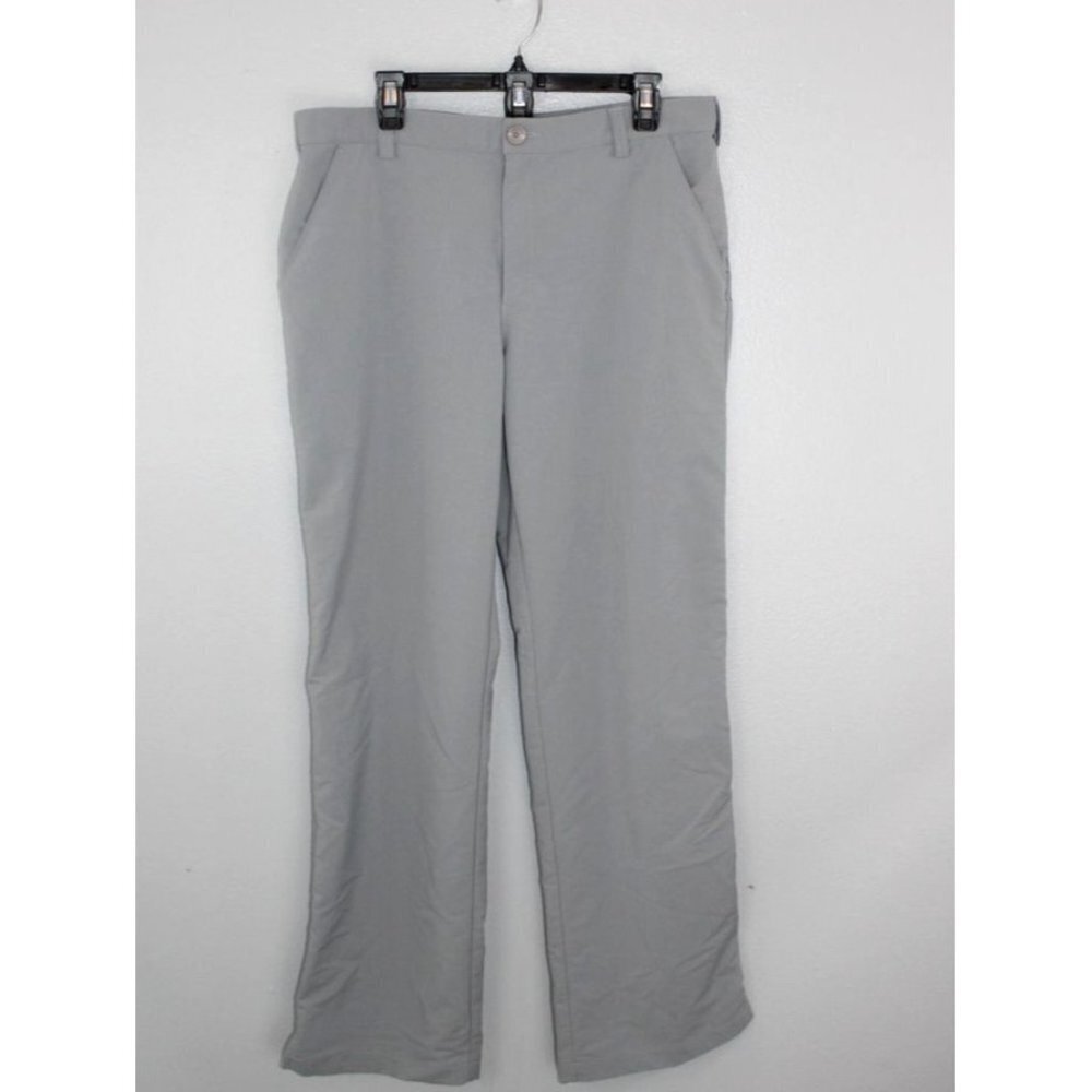 Under Armour Pants Men's Size 36/32 Grey Drive Golf Performance Athletic Spring
